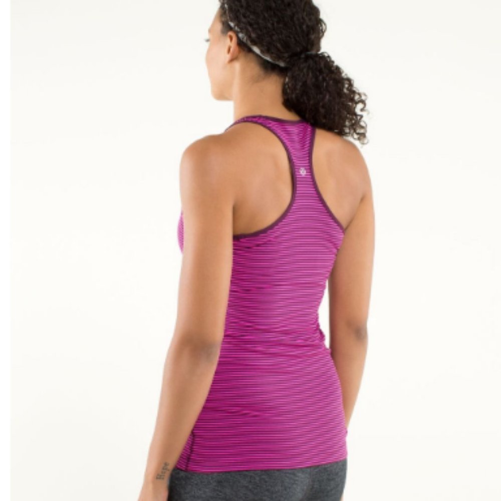 Lululemon Cool Racerback Hyper Stripe Tank